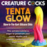 Tenta-Glow Glow-in-the-Dark Silicone Dildo