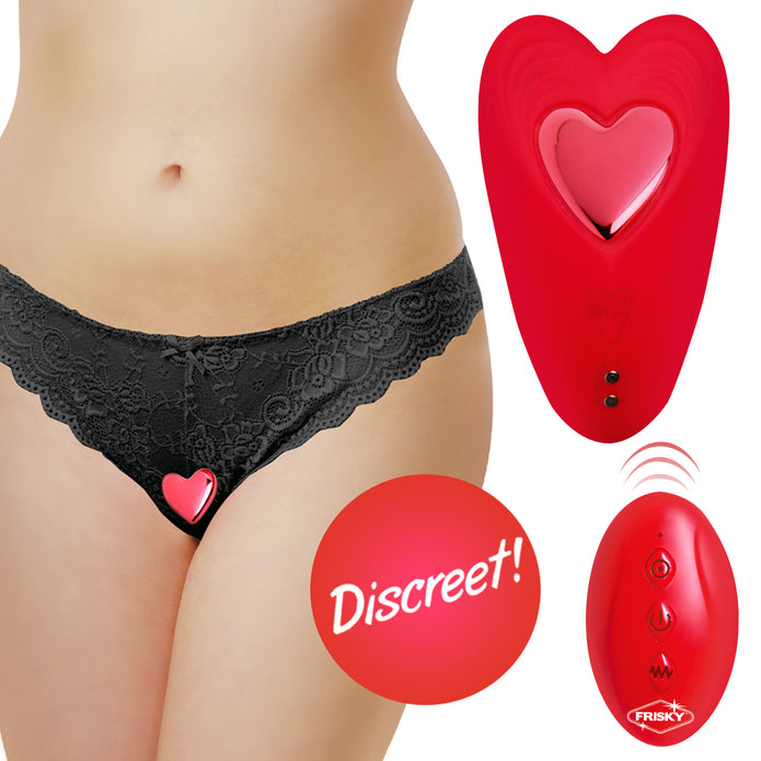 Love Connection Silicone Panty Vibe with Remote Control – XR Brands