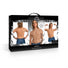 Ripped Silicone Male Chest - Large