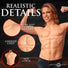 Ripped Silicone Male Chest - Large