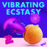 Rotating & Vibrating Silicone Butt Plug w/ Remote - Purple