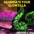 Glowzilla Glow-in-the-Dark Silicone Dildo