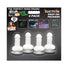 Glow-in-the-Dark Suction Snap-On Peckers - 4 Pack