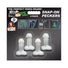 Glow-in-the-Dark Snap-On Peckers - 4 Pack