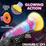 Unicorn Glow-in-the-Dark Vibrating Silicone Dildo