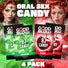 Good Blow BJ Candy Sampler Pack Spearmint/Cherry 4 pcs