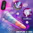 Deluxe Dream Rider Vibrating Unicorn Silicone Dildo