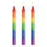 Pride Candles Rainbow Drip Candle Set of 3