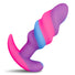 Unicorn Swirl Silicone Butt Plug - Small