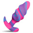 Unicorn Swirl Silicone Butt Plug - Med