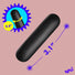 Flexible Silicone Bullet - Black