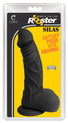 Rooster Silas Dildo with Balls - Black