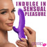 Gossip Blasters 10X Thrusting Silicone Rabbit Vibrator - Violet