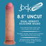 JOCK Dual Density 8.5" Uncut Silicone Dildo