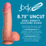 JOCK Dual Density 8.75" Uncut Silicone Dildo w/ Balls