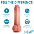 JOCK Dual Density 8.75" Uncut Silicone Dildo w/ Balls