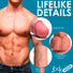 JOCK Dual Density 8.75" Uncut Silicone Dildo w/ Balls