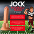 JOCK Football Frank 6.75" Dildo w/ Balls Light