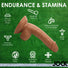 JOCK Soccer Sam 7" Dildo w/ Balls Medium