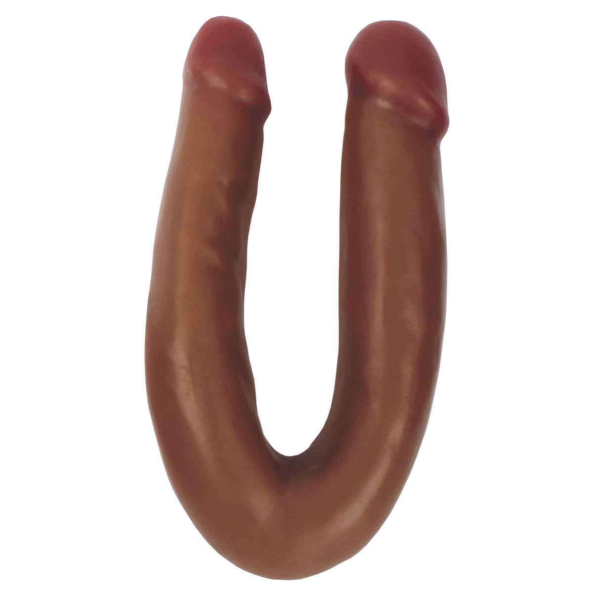 Double Dipper Slim Dildo - Dark - BULK