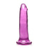 Lollicock 7 Inch Slim Stick Grape Ice Dildo - BULK