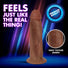 Jock Dark Bareskin Dildo - 7 Inch