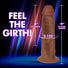 Jock Dark Bareskin Dildo - 7 Inch