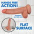 Jock Bareskin Dildo with Balls - 8 Inch