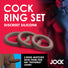 JOCK Discrete Silicone Cock Ring Set - Dark