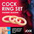 JOCK Discrete Silicone Cock Ring Set - Light