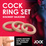 JOCK Discrete Silicone Cock Ring Set - Medium