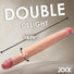 JOCK Real Skin 15.75" Double Dildo - Medium