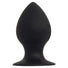 Daddy-O Black Silicone Anal Plug- Large