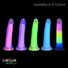 Lollicock 7" Glow-in-the-Dark Silicone Dildo - Pink