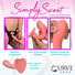 Simply Sweet G-Spot Silicone Dildo - Pink