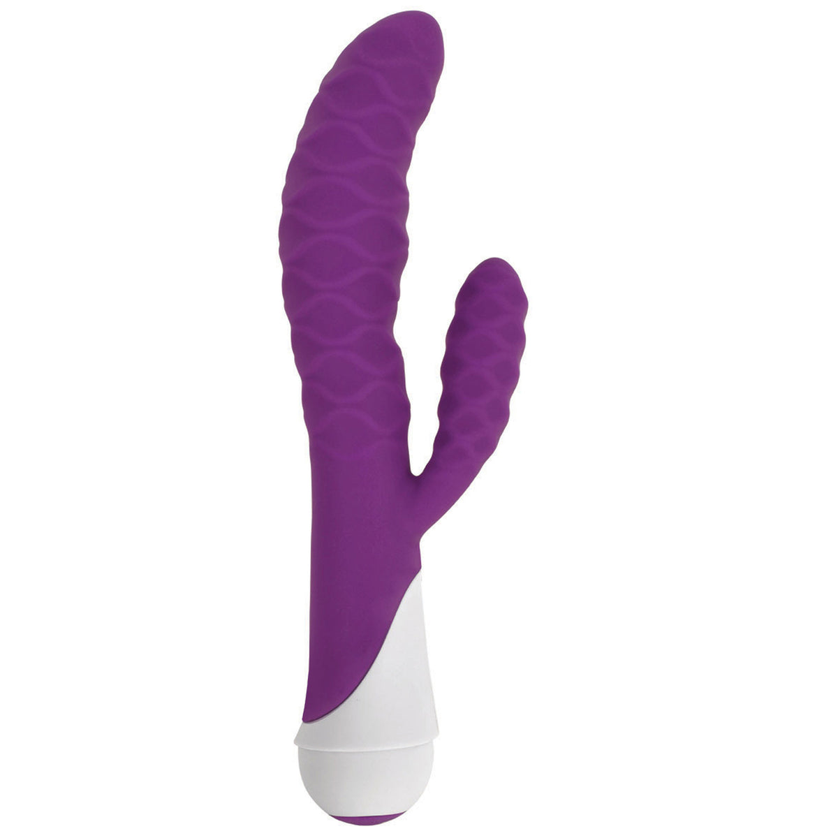 Ivy 20x Wavy Silicone Rabbit Vibe - Purple