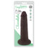 Easy Riders 7 Inch Dual Density Dildo - Dark